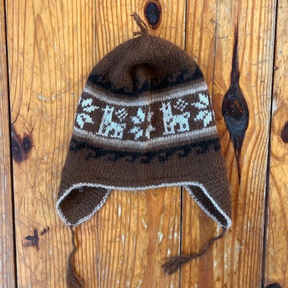 Unisex Soft Alpaca Peruvian Ear Flap Knit Hat main image 7